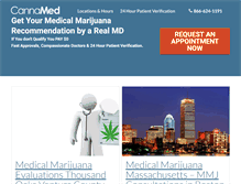 Tablet Screenshot of cannamed.com